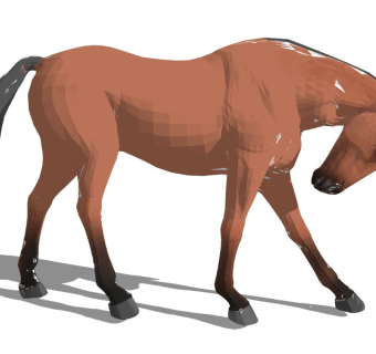 精品动物模型  马 (11)